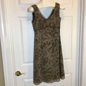 Old Navy Brown Paisley Dress Size 1